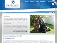 Tablet Screenshot of animalnouveaudepart.com